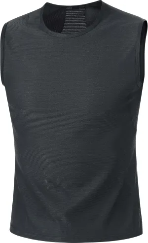 Gore Bike Wear Men's Base Layer Singlet, Black, Medium