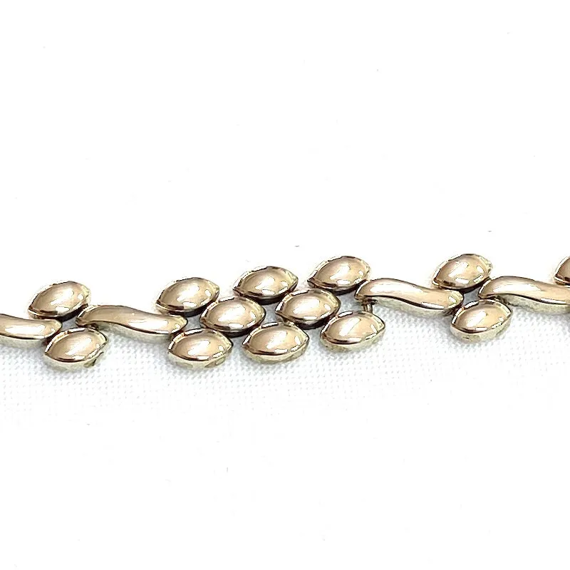 Gorgeous Thin Flat Silver Bracelet