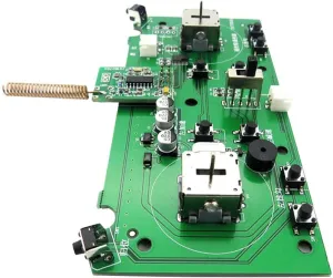 Green RC Boat Circuit Board RC Boat PCB for 2011-5, Weight Replacement Accessory Perfect for 2011-5 Loading Remote Control Fishing Bait Boat, Portable and Easy to Install, Plastic