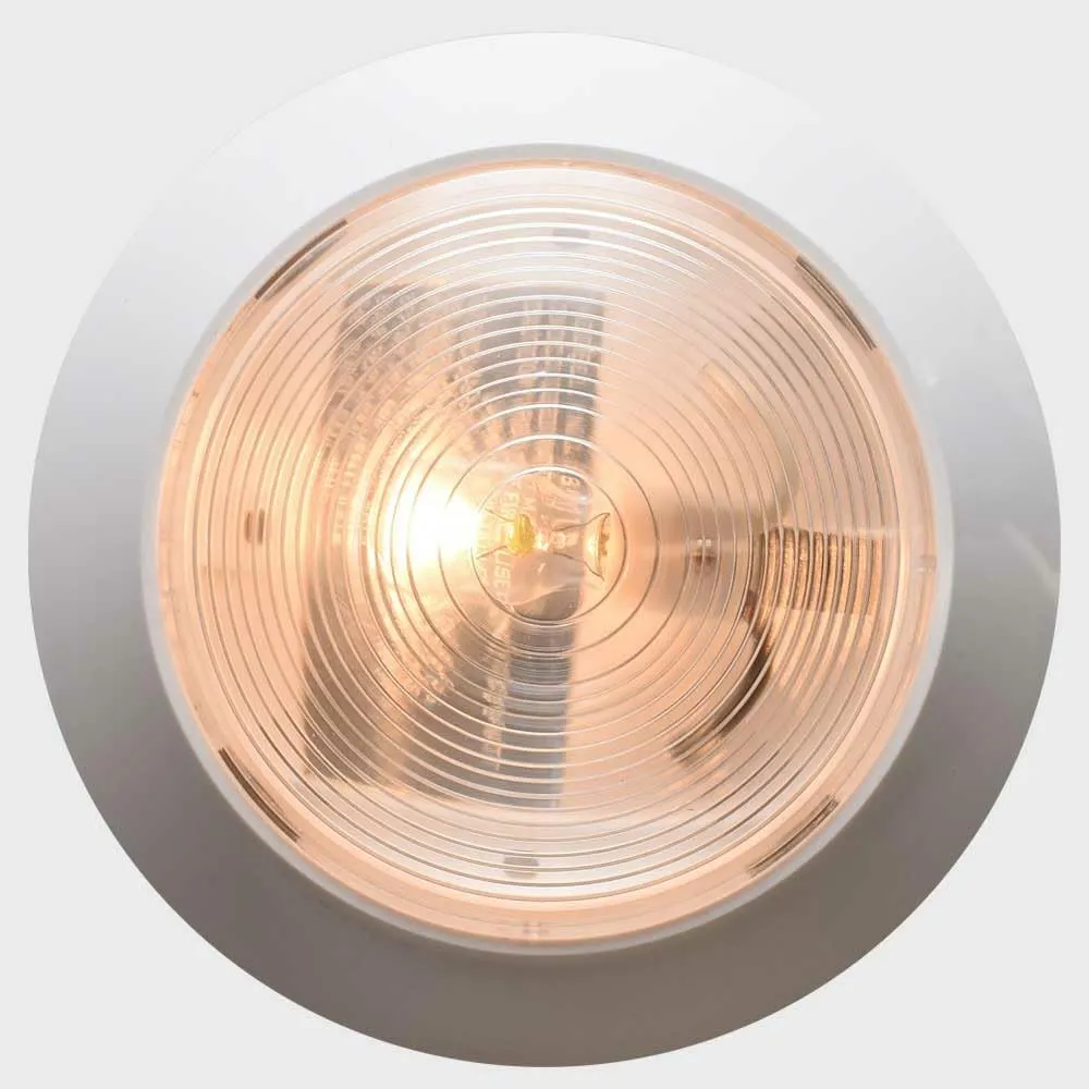 Guest Boat Dome Light 8018-5-LS-B | Four Winns White 5 3/4 Inch