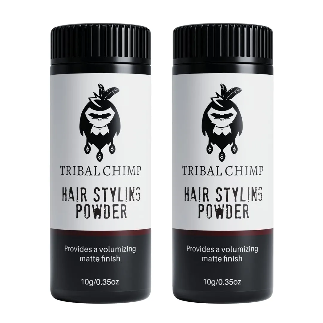 Hair Styling Powder, All-day Invisible Hold Hair Volumizer and Texture for Men and Women, Styling Powder with Matte Finish- 2-Piece Set, 10g