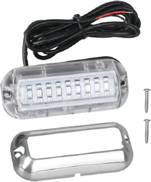 HANABASS Underwater Led Lights for Boats Led Shockproof Transom Lighting Quality Housing for Easy Installation and Wide Emitting Angle Light