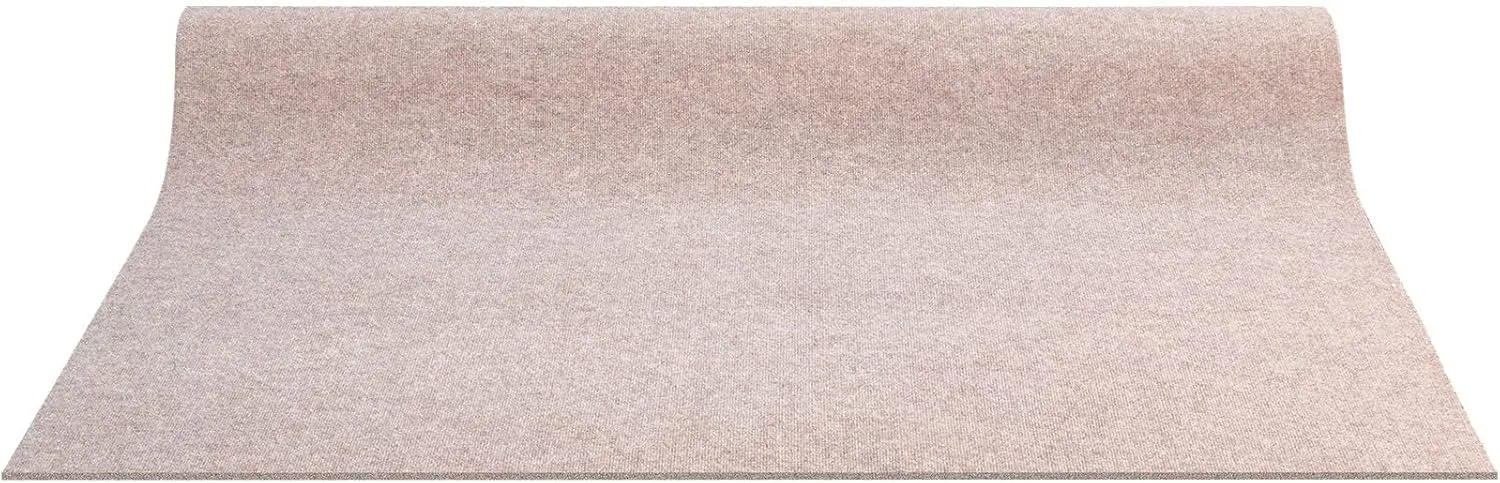 Happybuy Boat Carpet, 6 ft x 23 ft Marine Carpet for Boats, Waterproof Light Brown Carpet with Marine Backing Anti-Slide Marine Grade Boat Carpet Cuttable Easy to Clean Patio Rugs Deck Rug