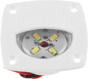 Healifty Signal Light Solar Sensor Sill Powered Spotlight Decor Boat Lights Boat Navigation Lights Mirror Front Fixture Pendant Auto Waterproof Lights Dartboard Marine Lights Lamp White