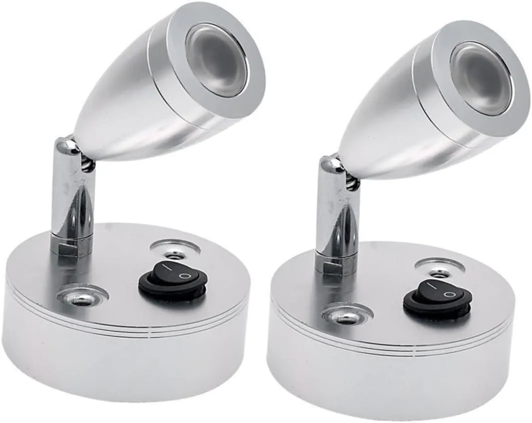 HEALLILY 2 Pcs LED Boat Reading Light Marine Reading Light 12v Reading Light LED Marine Reading Light Cabin