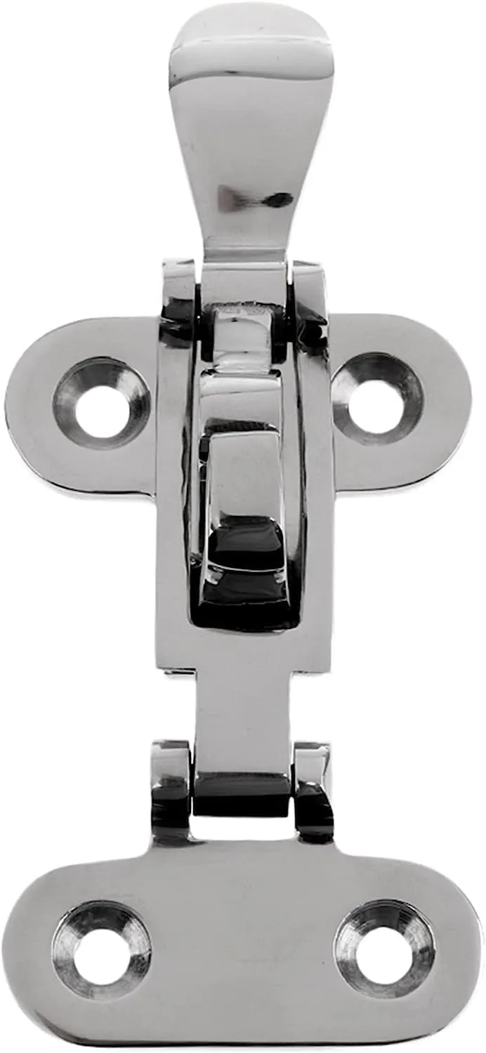 Heavy Duty 316 Stainless Steel Anti-Rattle Lockable Hold Down Clamp Latch, Marine Hatch Hardware Fasteners
