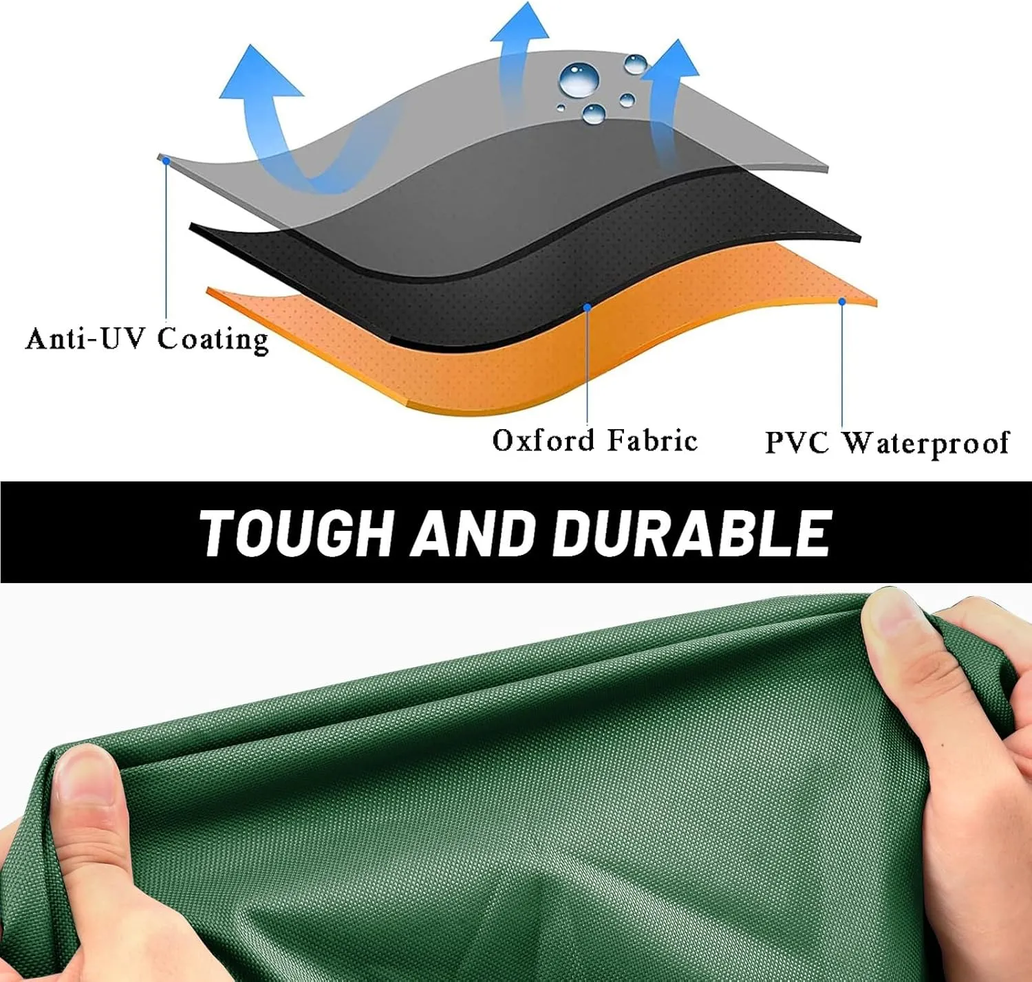 Heavy Duty Center Console Boat Covers Trailerable Jumbo Boat Protective Cover 210D Oxford Fabric Waterproof UV Resistant T-Top V- Hull Boat Cover Boat Tarp(Size:11to13FT: 420x270cm)