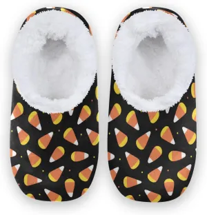 House Slippers Fuzzy Memory Foam Soft Slipper Socks for Woman Men