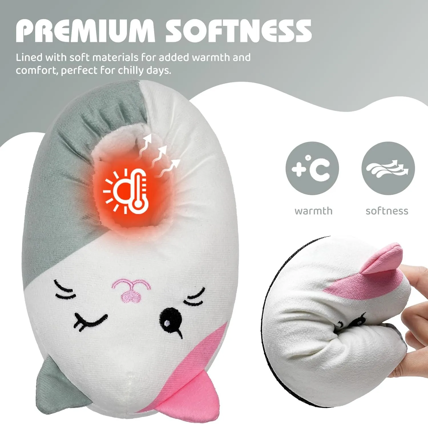 IceUnicorn Toddler Slippers Kids Cute Funny Animal House Shoes Girls Boys Christmas Fluffy Bedroom Indoor Slipper, Cat, Bunny, Unicorn, Dinosaur, Fox, Cow