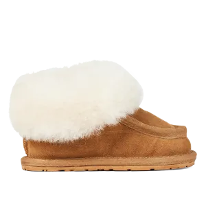 Indoor shoe with slambswool