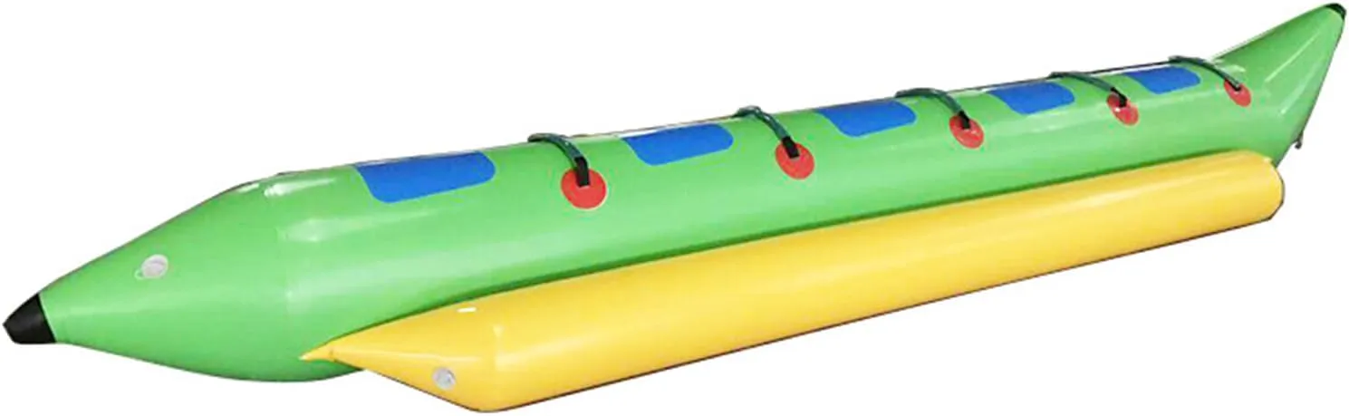 Inflatable Banana Boat, Water Sports Towing Tube, Water Park Amusement Facilities for Family Entertainment