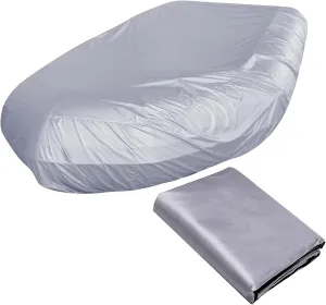 Inflatable Boat Cover 7 Sizes Boat Tarp UV Resistant Boat Covers for Small Inflatable and Rigid Inflatable Boats,330 * 165 * 46cm