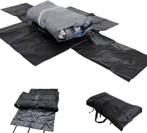 Inflatable Boat Storage Bag Inflatable Boat Carrying Bag Foldable Inflatable Boat (Hull) Storage and Carrying Bag Suitable for 7ft-11ft Inflatable Boats (230-330 Inflatable Boats)