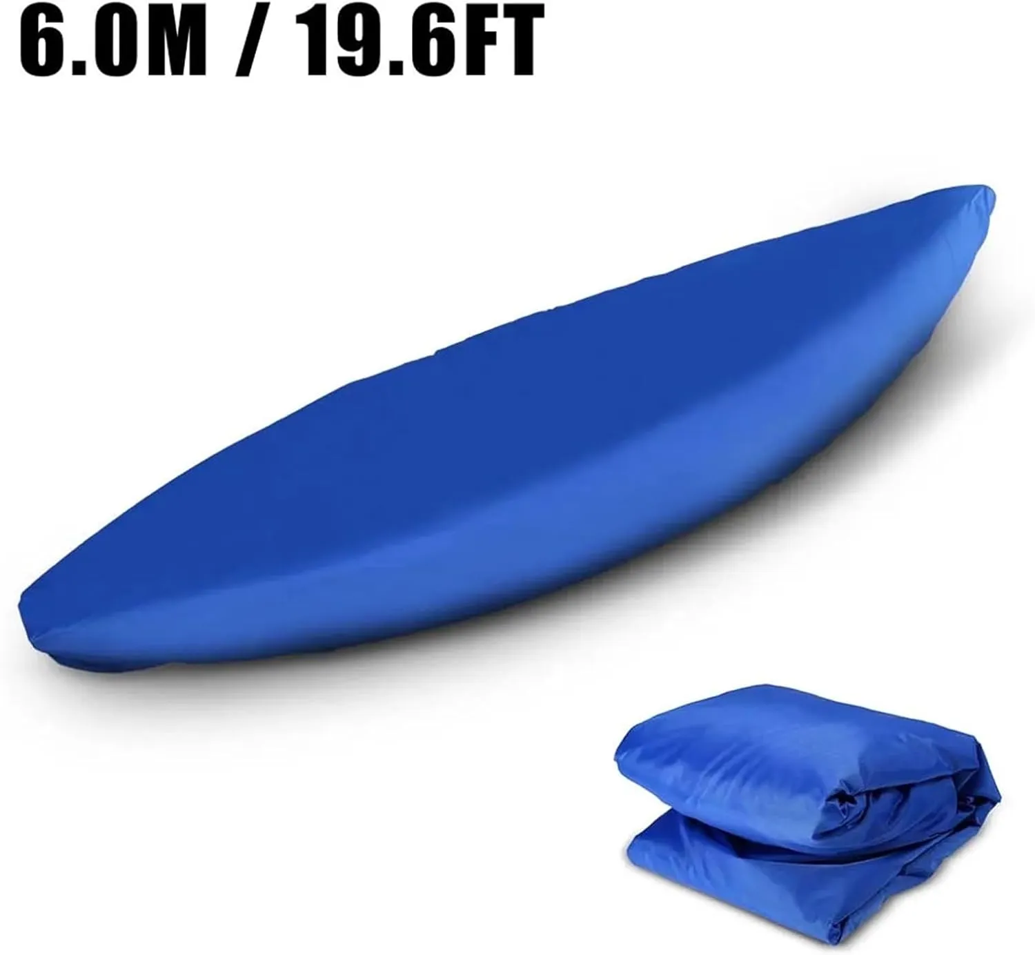 Inflatable Dinghy Cover Professional Universal Canoe Inflatable Boat Cover, Waterproof UV Resistant for Outdoor Storage(Blue,6m)