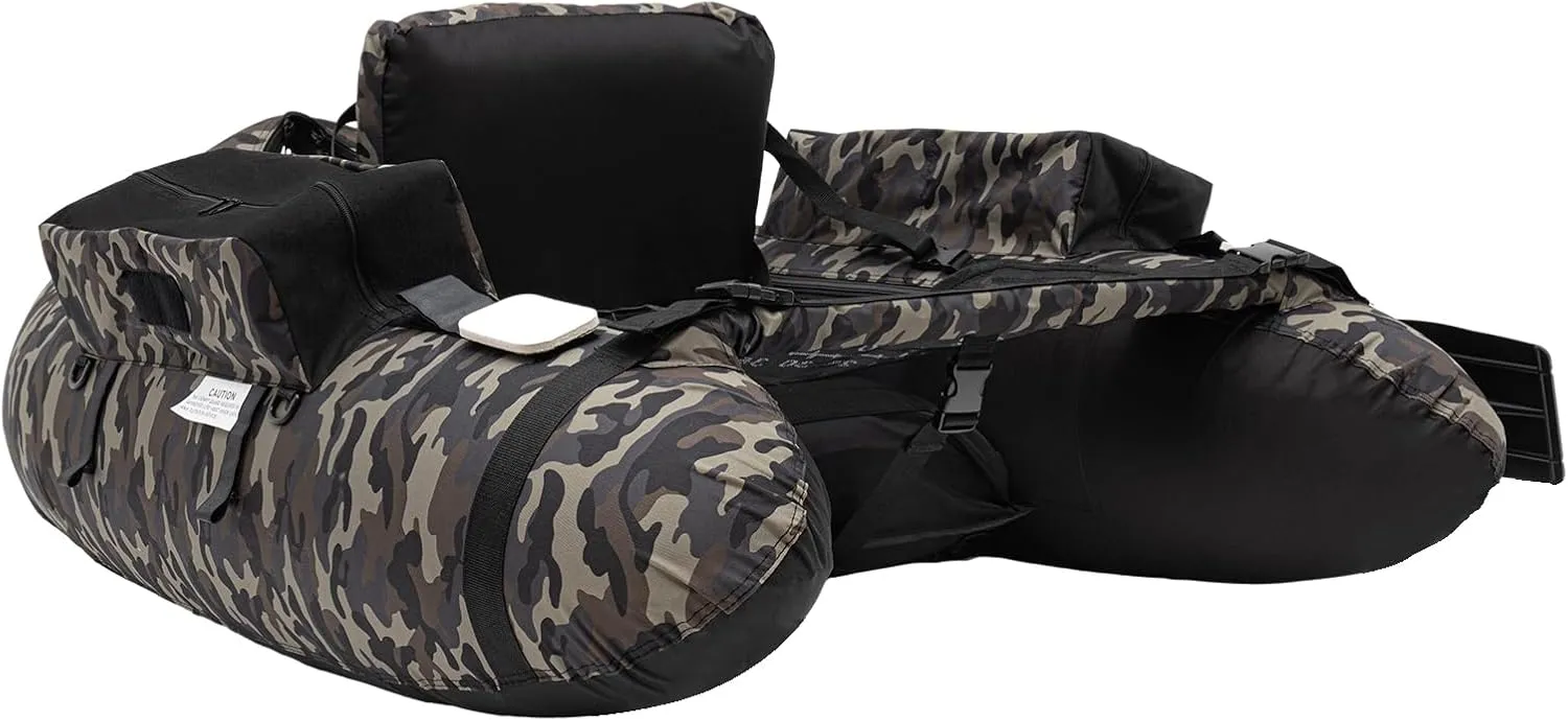 Inflatable Fishing Boat, Outdoor Fishing Boat Floated Dinghy, Portable Boat Raft with Hand Air Pump, One Person Inflatable Kayak, Load Capacity Within 286.6lb, Suitable for Rafting