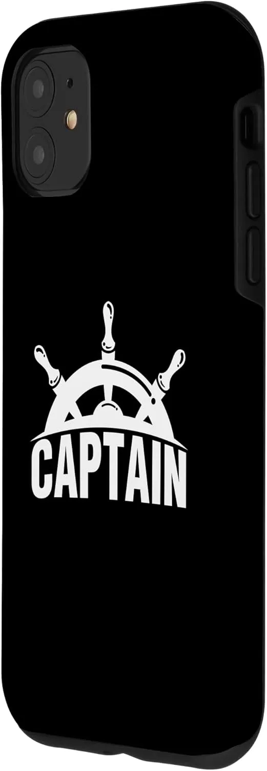 iPhone 11 Captain Deck Waves sailing nautical Ship Cruise Ocean Sail Case