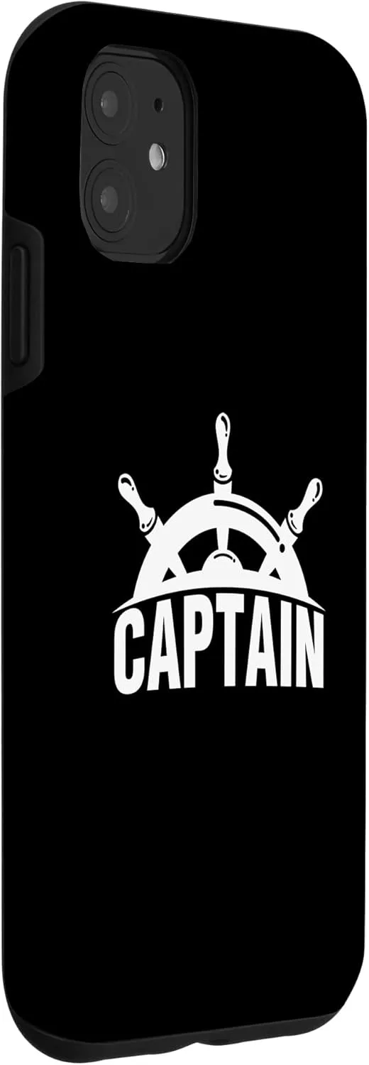 iPhone 11 Captain Deck Waves sailing nautical Ship Cruise Ocean Sail Case
