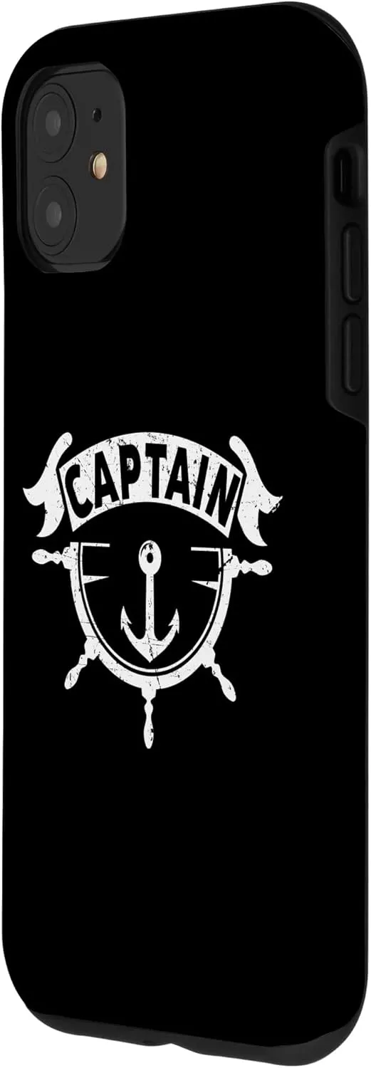 iPhone 11 Captain Deck Waves sailing nautical Ship Cruise Ocean Sail Case