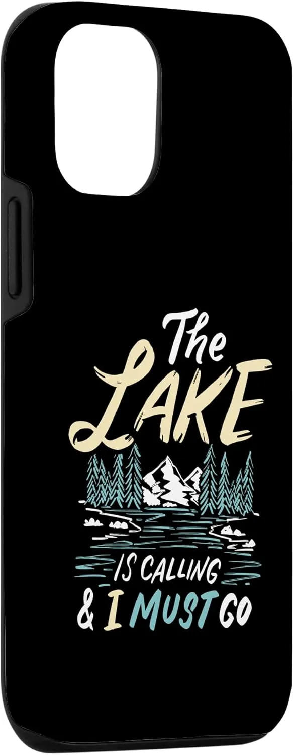 iPhone 14 Lakeside Camping Boating Watersports or Fishing Nature Lake Case