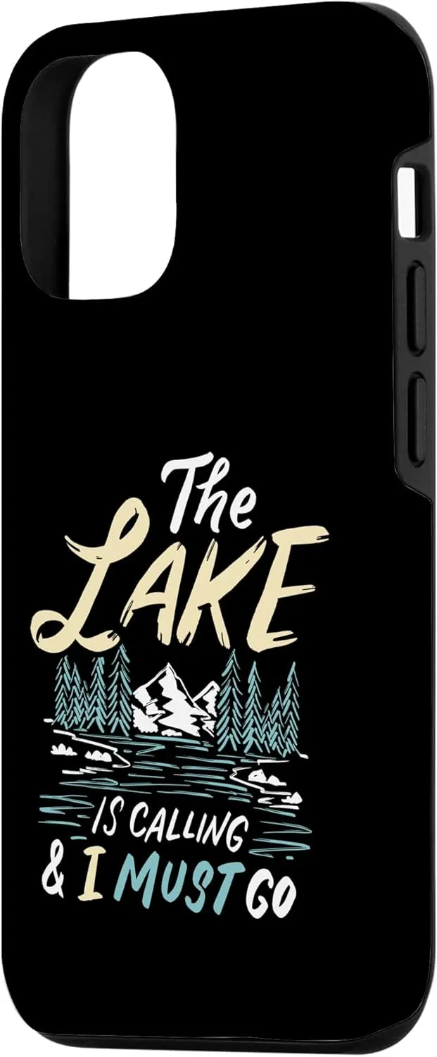 iPhone 14 Lakeside Camping Boating Watersports or Fishing Nature Lake Case