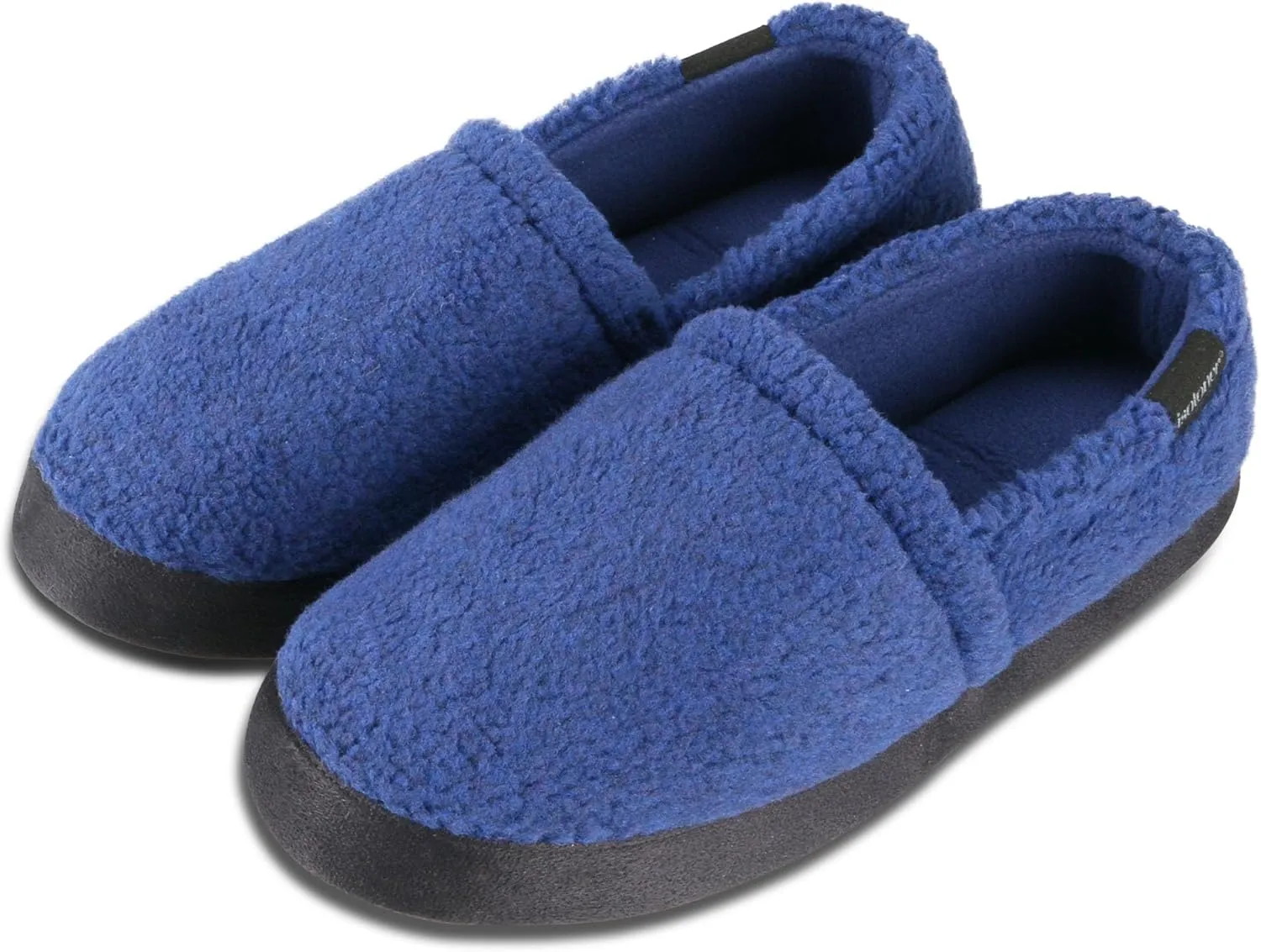 isotoner Men's Berber Aspen Closed Back Slippers