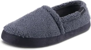 isotoner Men's Berber Aspen Closed Back Slippers