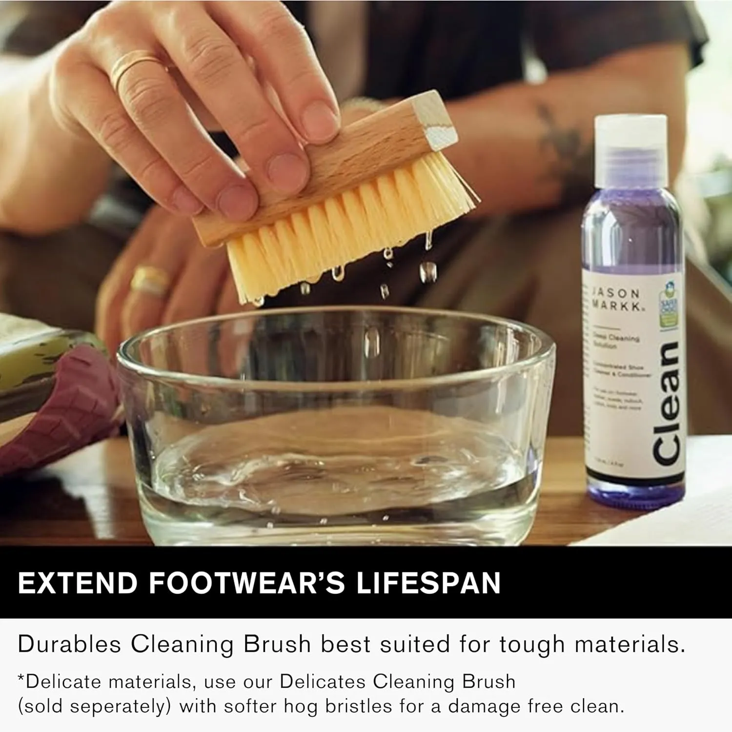 Jason Markk Shoe Cleaning - Shoe & Sneaker Care Sets: Essential Kit, Starter Kit & Box - Deep Cleaning Solution Kits
