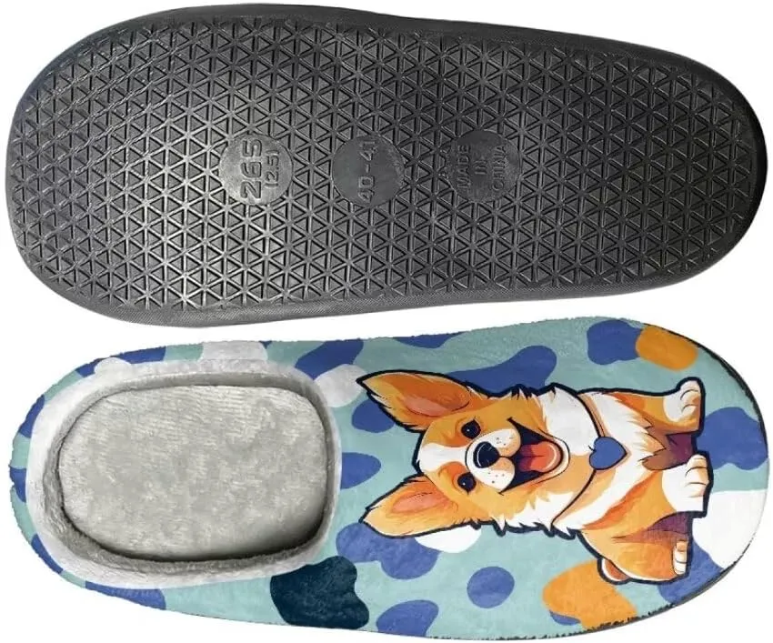 Jeiento Plus Slippers for Women Winter Indoor/Outdoor Non Slip Closed Toe Slipper Memory Foam Bedroom Slipper Fuzzy Winter House Shoes