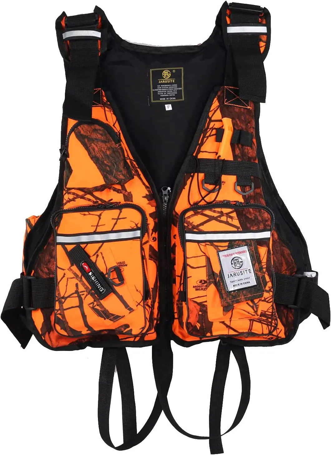 JKSPORTS Fishing Vest Safety Life Jacket for Swimming Sailing Boating Kayak Floating Multifunction for Men and Women Vest/Kayak