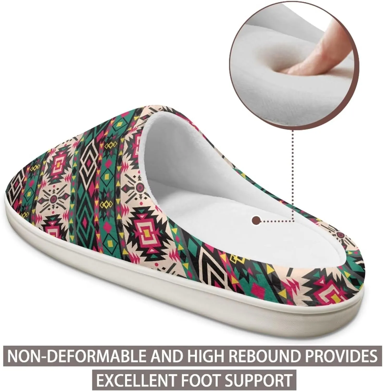 JoyLamoria Wild Tiger Stripe Print Memory Foam Fuzzy Slippers for Women,Womens slippers Platform EVA lightweight sole Warm Faux Fur Lined Suede house slippers for women