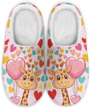 JoyLamoria Wild Tiger Stripe Print Memory Foam Fuzzy Slippers for Women,Womens slippers Platform EVA lightweight sole Warm Faux Fur Lined Suede house slippers for women