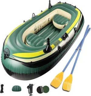 Kayak Adult Green Inflatable Kayak Plastic Boat Kayak Fishing Boat Inflatable Boat Outdoor Rubber Boat