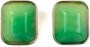 Kenneth Jay Lane Light Ming Jade Clip Earrings