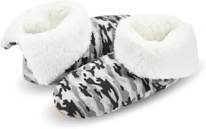 Keyela Slipper Socks Soft Cozy Thick House Indoor Boot Sock Shoes with Anti-Skid Bottom Soles for Men's