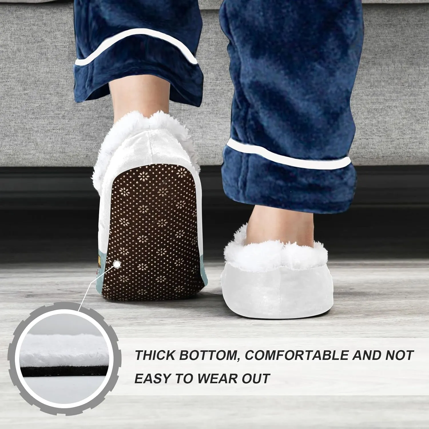Kids Boys Girls Slippers Soft Memory Foam Indoor Toddler House Slipper Non Slip Spa Travel Household Shoes for Winter Home Bedroom Christmas Dragon Koala Mermaid Bees..