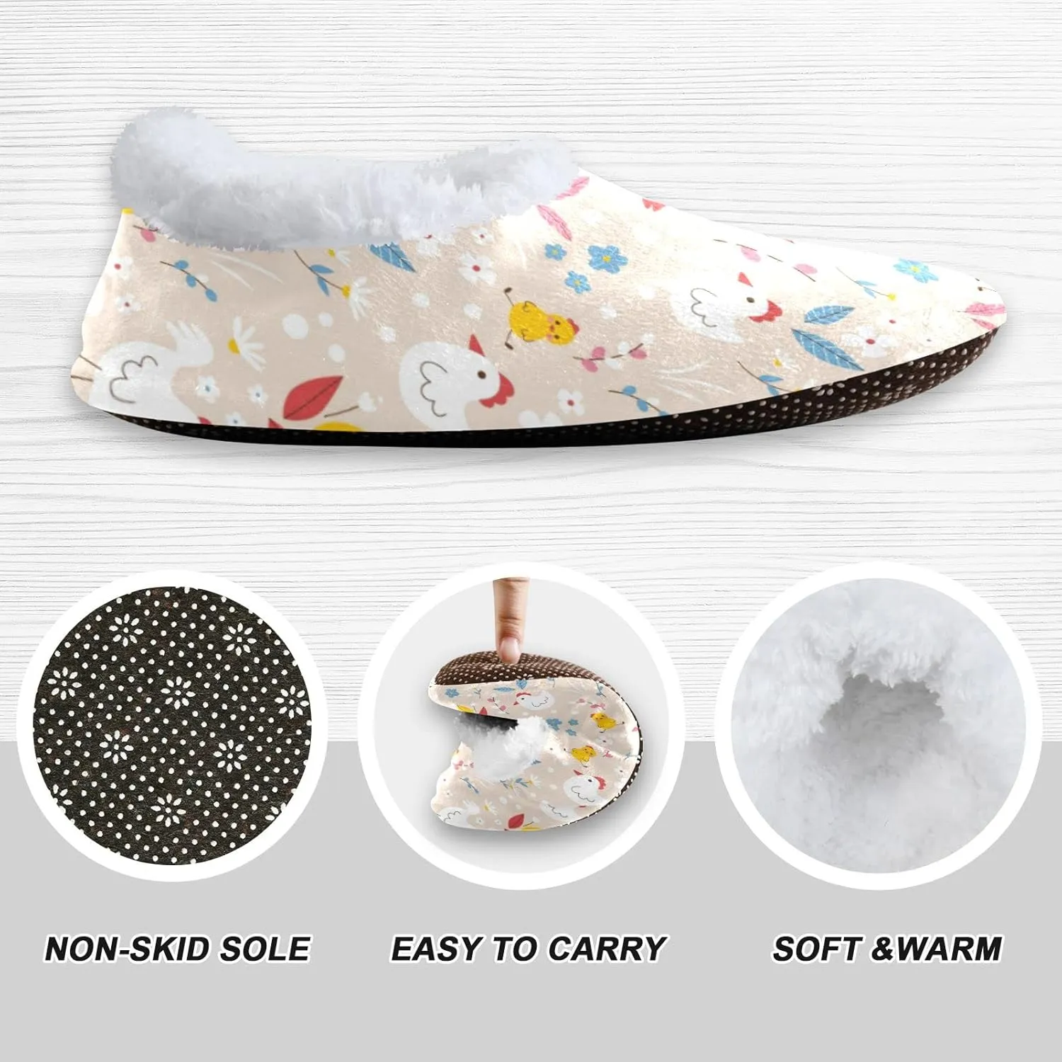 Kid's Boy's Girl's Winter Slippers Spa Travel House Home Slipper Shoes Warm Soft Memory Foam Slipper Non Slip for Guest Living Room Bedroom Slippers
