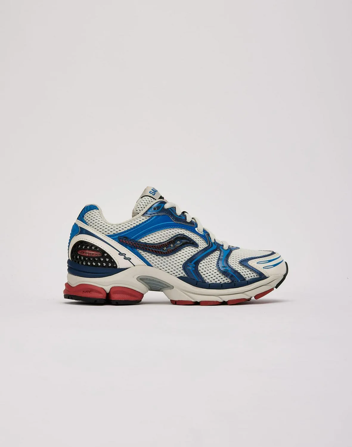 Kids Saucony ProGrid Triumph 4 GS Blue Grey Black Red White S70805-2 Sneaker