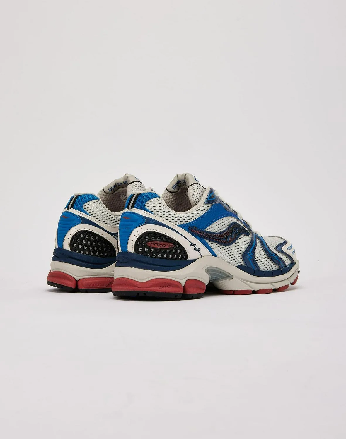 Kids Saucony ProGrid Triumph 4 GS Blue Grey Black Red White S70805-2 Sneaker