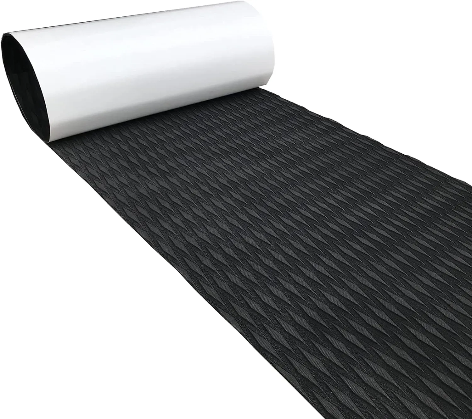 KXKZREN EVA Foam Boat Decking Self-Adhesive Boat Flooring Sheet Non-Skid DIY Traction Pads Grip Mat for Boat Kayak Yacht SUP Board Canoe Golf Cart RV Flooring, 21.6" x 90.55"/12.2"x 45.2"
