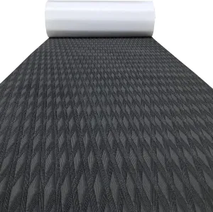 KXKZREN EVA Foam Boat Decking Self-Adhesive Boat Flooring Sheet Non-Skid DIY Traction Pads Grip Mat for Boat Kayak Yacht SUP Board Canoe Golf Cart RV Flooring, 21.6" x 90.55"/12.2"x 45.2"