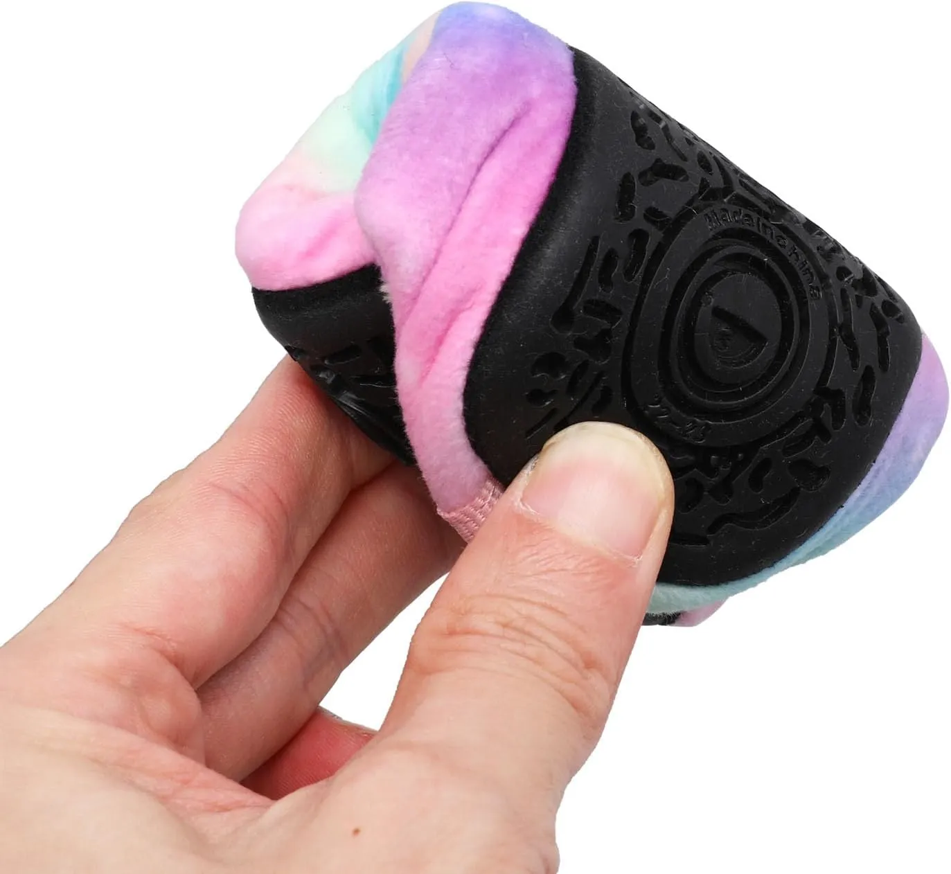 L-RUN Toddler Boys Girls House Slippers Indoor Home Shoes Warm Slipper Socks for Kids Baby Soft Winter Warm Walking Shoes