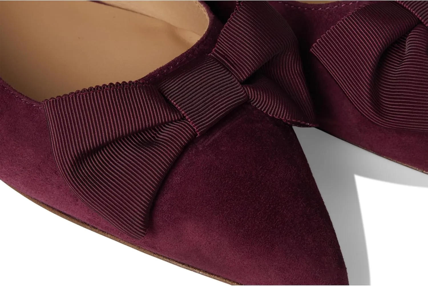 Lauren Ralph Lauren Women's Londyn Bow-Trim Suede Ballet Flat