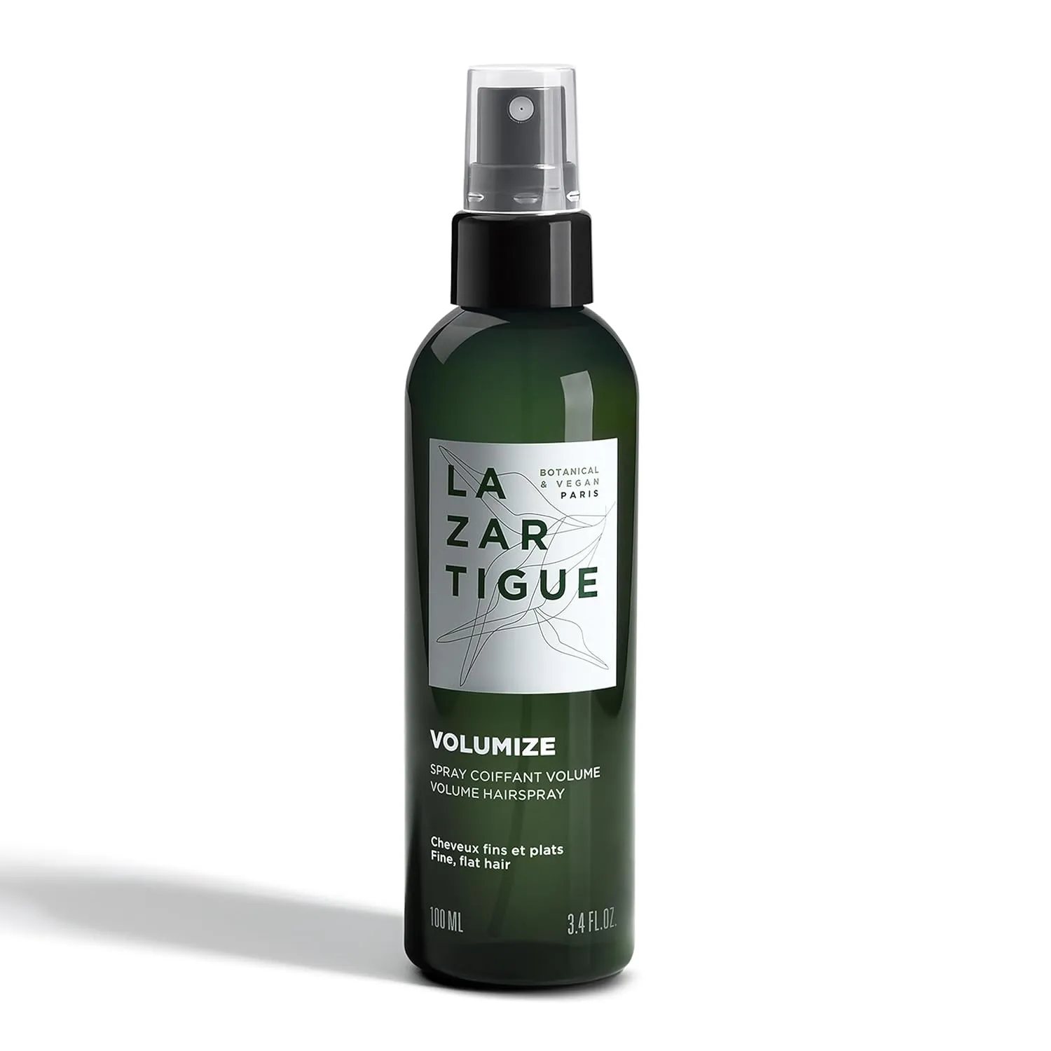 Lazartigue Volumize Hairspray | Hair Spray that Strengthens Hair and Coats It With A Protective Film For Volume. | Hairspray For Fine, Flat, & Thin Hair | Vegan, Sulfate and Silicone Free, 3.4 Fl.Oz.