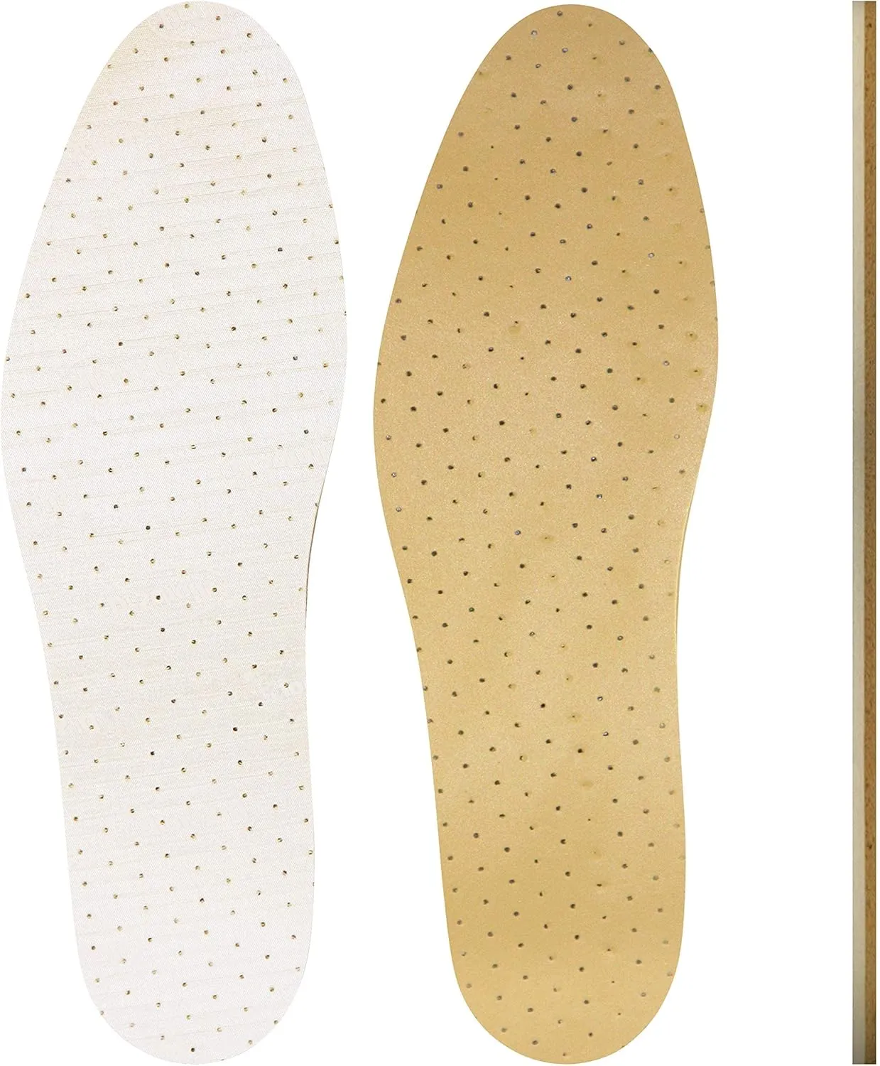 LEADER Double Air Foam Insoles, Keeps Feet Cool & Dry, Extra Thick Dual Layer, for Men & Women, One Size Fits Most, Trim to Size, Unisex, Compare to Dr. Scholls Air-Pillo, 1 Pair - Pack of 4