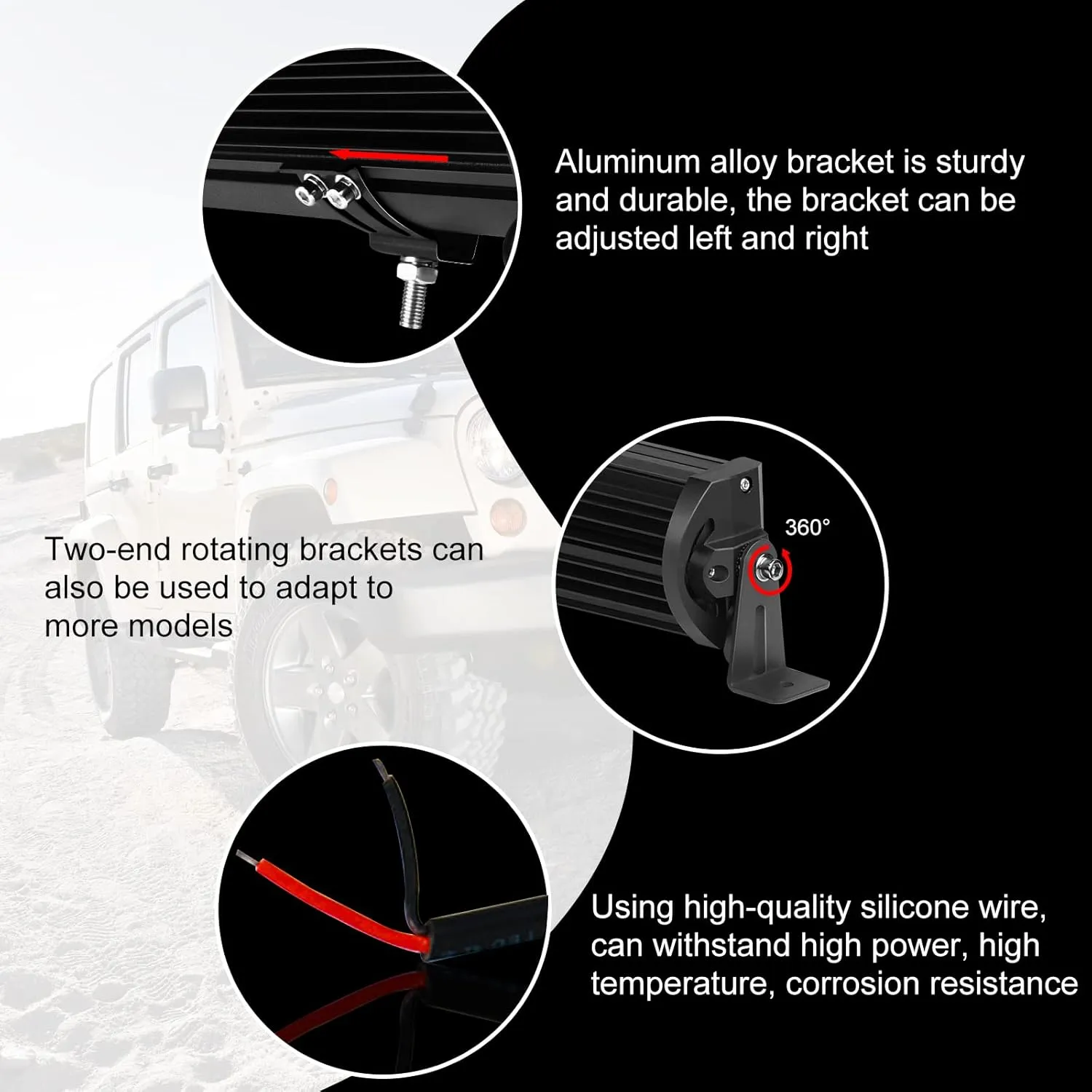 Led Light Bar Kit,EDITOP 42 Inch 900W 22 Inch 450W Curved Spot Flood Combo Beam Offroad Lights 4Pcs 4 Inch 60W Led Fog Lights W/Rocker Switch Wiring Harness for Jeep Trucks Ford ATV UTV Polaris Boats