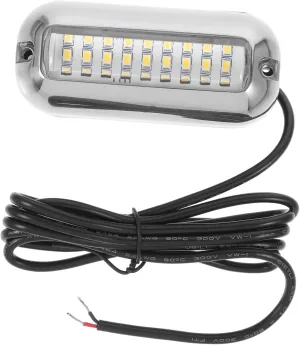 Led Underwater Lights for Boats Led Transom Lighting Durable Housing Easy Installation for Deck and Navigation Use
