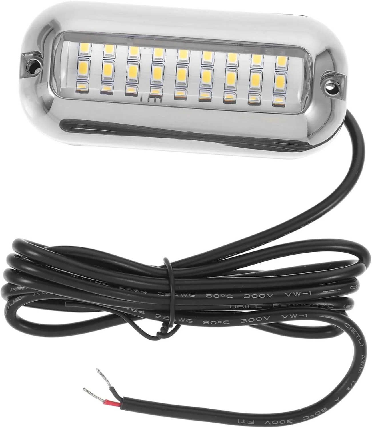 Led Underwater Lights for Boats Led Transom Lighting Durable Housing Easy Installation for Deck and Navigation Use