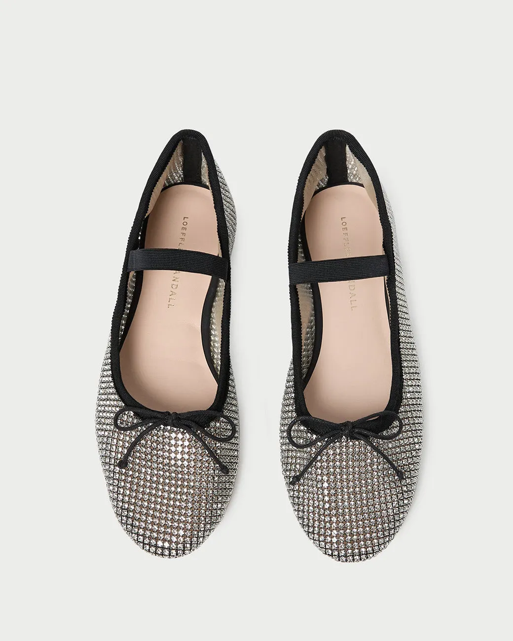 LEONIE CRYSTAL BALLET FLAT