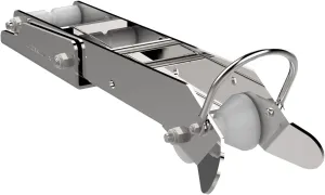 Lewmar Bow Roller for Pivoting Fluke Anchors up to 35 lbs., Stainless Steel Construction, Derlin Rollers, Measures 3-7/8" W x 20" L, Easy Installation, mounting Hardware not Included - 2020202312