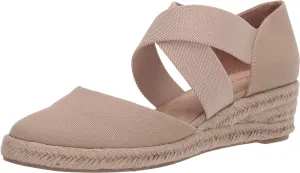 LifeStride Womens Keaton Espadrille Slip On Taupe Solid 11 W
